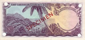 East Caribbean States, 20 Dollar, P15as