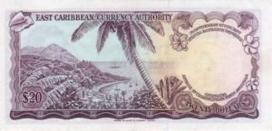 East Caribbean States, 20 Dollar, P15e Sign.5