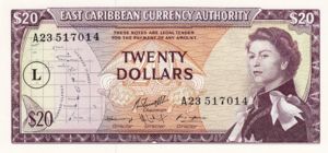 East Caribbean States, 20 Dollar, P15l