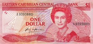 East Caribbean States, 1 Dollar, P17d