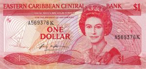 East Caribbean States, 1 Dollar, P17k