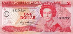 East Caribbean States, 1 Dollar, P17u