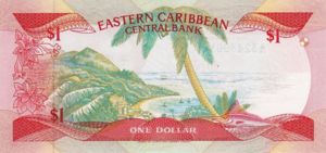 East Caribbean States, 1 Dollar, P17v