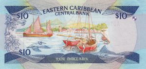 East Caribbean States, 10 Dollar, P23v1