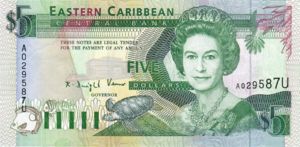 East Caribbean States, 5 Dollar, P26u
