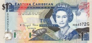 East Caribbean States, 10 Dollar, P27g