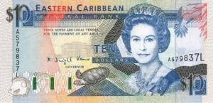 East Caribbean States, 10 Dollar, P27l