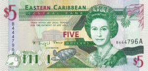 East Caribbean States, 5 Dollar, P31a