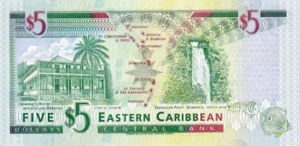 East Caribbean States, 5 Dollar, P31a