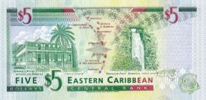 East Caribbean States, 5 Dollar, P31g