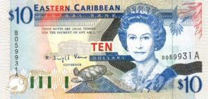 East Caribbean States, 10 Dollar, P32a