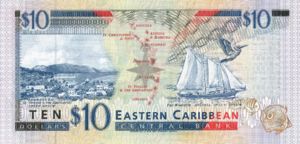 East Caribbean States, 10 Dollar, P32v