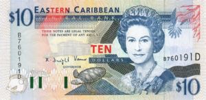 East Caribbean States, 10 Dollar, P32d