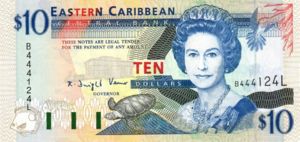 East Caribbean States, 10 Dollar, P32l