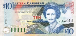 East Caribbean States, 10 Dollar, P32u
