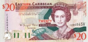 East Caribbean States, 20 Dollar, P33v