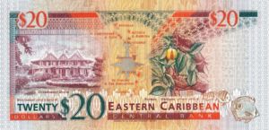 East Caribbean States, 20 Dollar, P33a