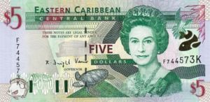 East Caribbean States, 5 Dollar, P37k