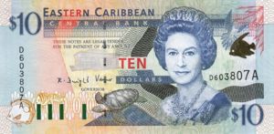 East Caribbean States, 10 Dollar, P38a