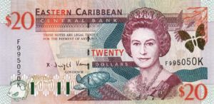 East Caribbean States, 20 Dollar, P39k