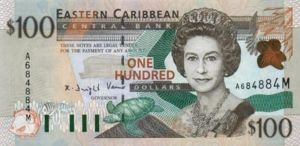 East Caribbean States, 100 Dollar, P41m