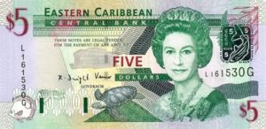 East Caribbean States, 5 Dollar, P42g