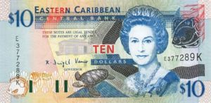 East Caribbean States, 10 Dollar, P43k