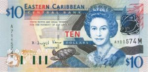 East Caribbean States, 10 Dollar, P43m