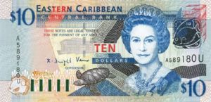 East Caribbean States, 10 Dollar, P43u