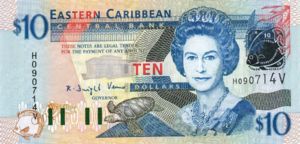 East Caribbean States, 10 Dollar, P43v