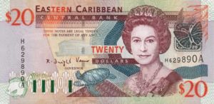 East Caribbean States, 20 Dollar, P44a