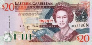 East Caribbean States, 20 Dollar, P44m