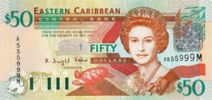 East Caribbean States, 50 Dollar, P45m