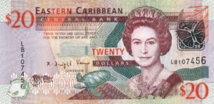 East Caribbean States, 20 Dollar, P49