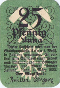Germany, 25 Pfennig, U7.3a