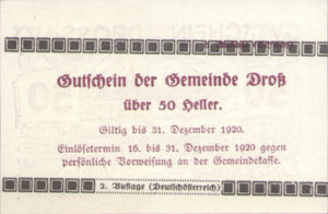 Austria, 50 Heller, FS 135.2