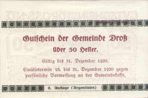 Austria, 50 Heller, FS 135.6