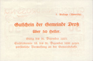 Austria, 50 Heller, FS 135.7