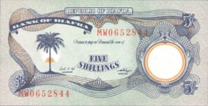 Biafra, 5 Shilling, P3a