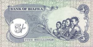 Biafra, 5 Shilling, P3a