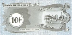 Biafra, 10 Shilling, P4