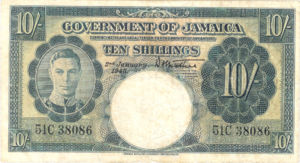 Jamaica, 10 Shilling, P38d