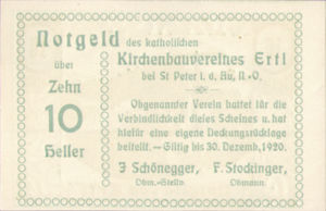 Austria, 10 Heller, FS 185b