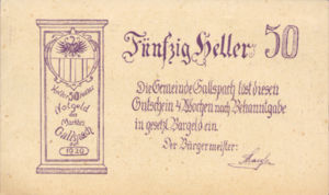 Austria, 50 Heller, FS 219a