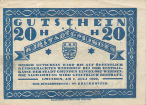 Austria, 20 Heller, FS 240SSb