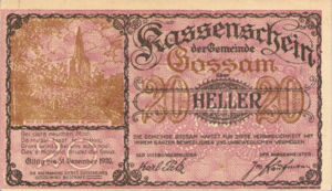 Austria, 20 Heller, FS 252b