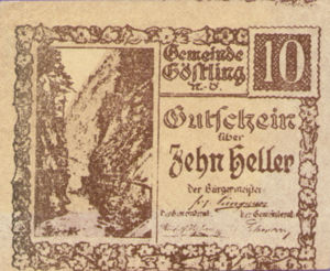 Austria, 10 Heller, FS 243ax