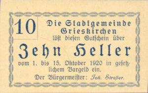 Austria, 10 Heller, FS 288II33