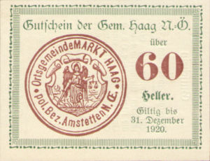 Austria, 60 Heller, FS 318VIIb1