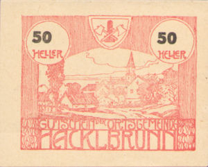 Austria, 50 Heller, FS 323Ic